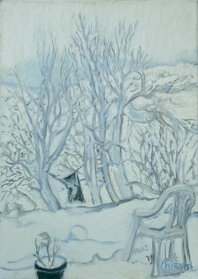 un jour de neige à Kerveguen